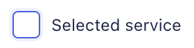 Rounded rectangle, blue border with a pale blue halo around it.