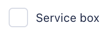 Rounded rectangle, thin pale grey border, white fill.